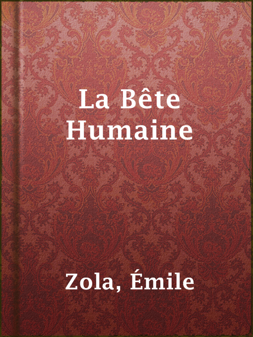 Cover image for La Bête Humaine